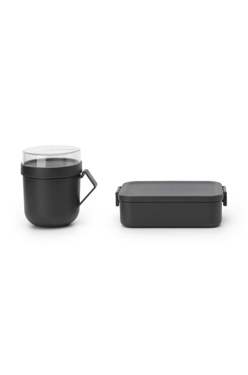 Brabantia Σετ κουτιών μεσημεριανού γεύματος Make & Take 2-pack - Pepit.gr