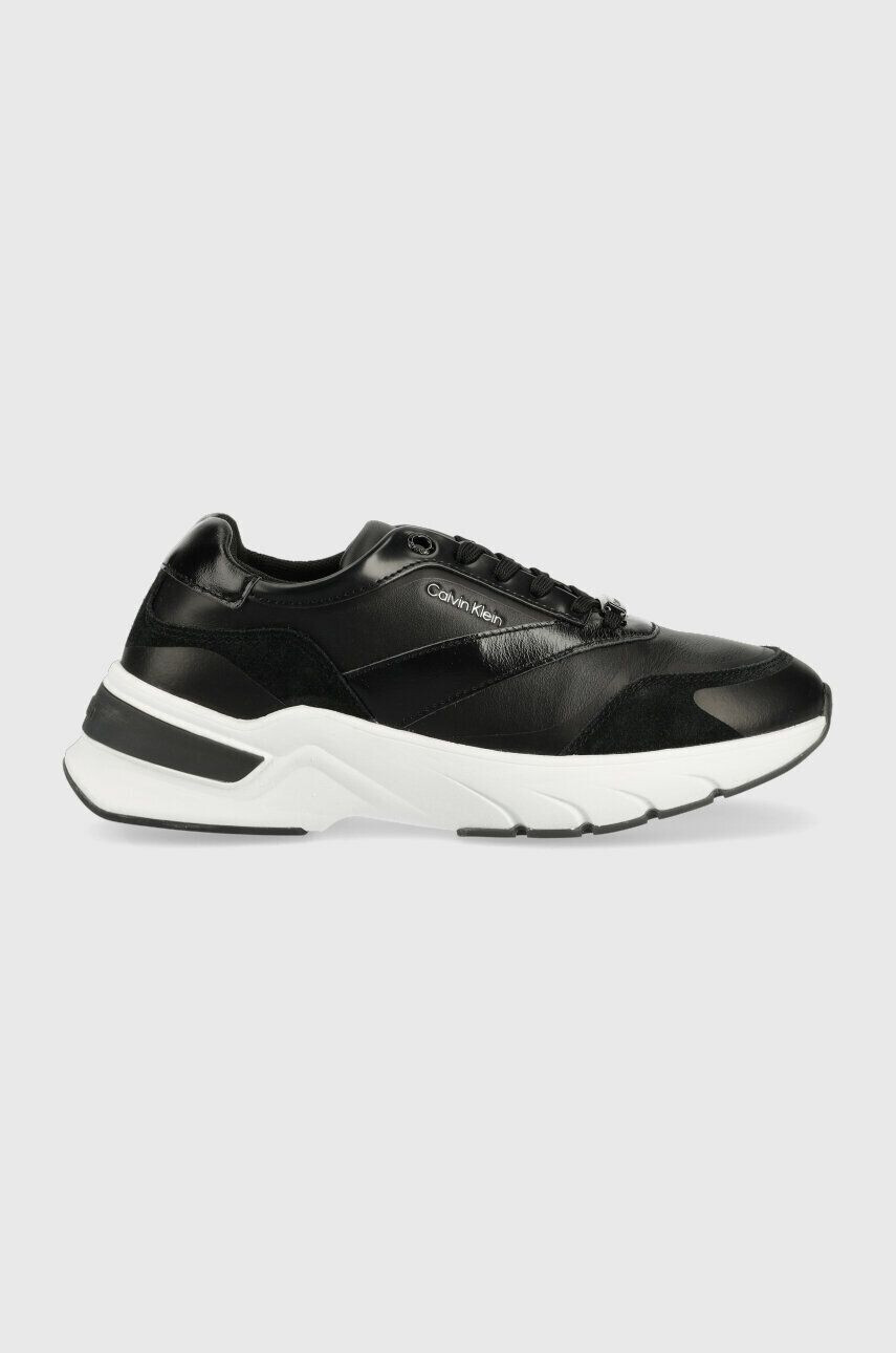 Calvin Klein Αθλητικά ELEVATED RUNNER LACE UP χρώμα: μαύρο HW0HW01442 - Pepit.gr