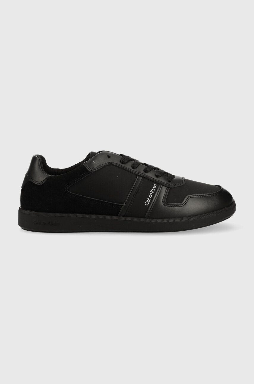 Calvin Klein Αθλητικά LOW TOP LACE UP MIX χρώμα: μαύρο HM0HM00491 - Pepit.gr