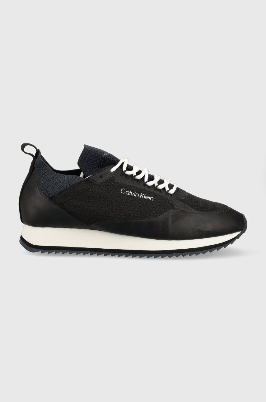 Calvin Klein Αθλητικά LOW TOP LACE UP NYLON χρώμα: μαύρο HM0HM00921 - Pepit.gr