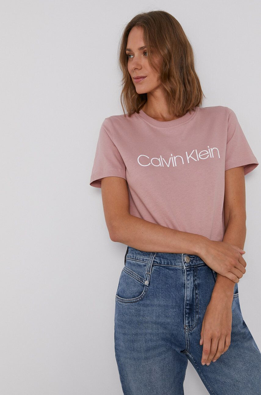 Calvin Klein Βαμβακερό μπλουζάκι - Pepit.gr