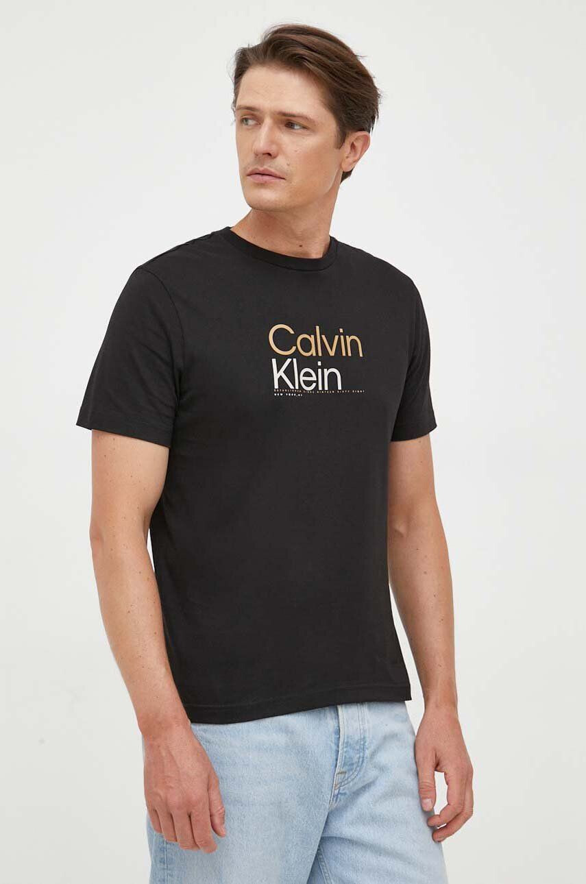 Calvin Klein Βαμβακερό μπλουζάκι - Pepit.gr