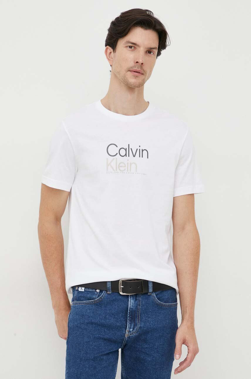 Calvin Klein Βαμβακερό μπλουζάκι - Pepit.gr