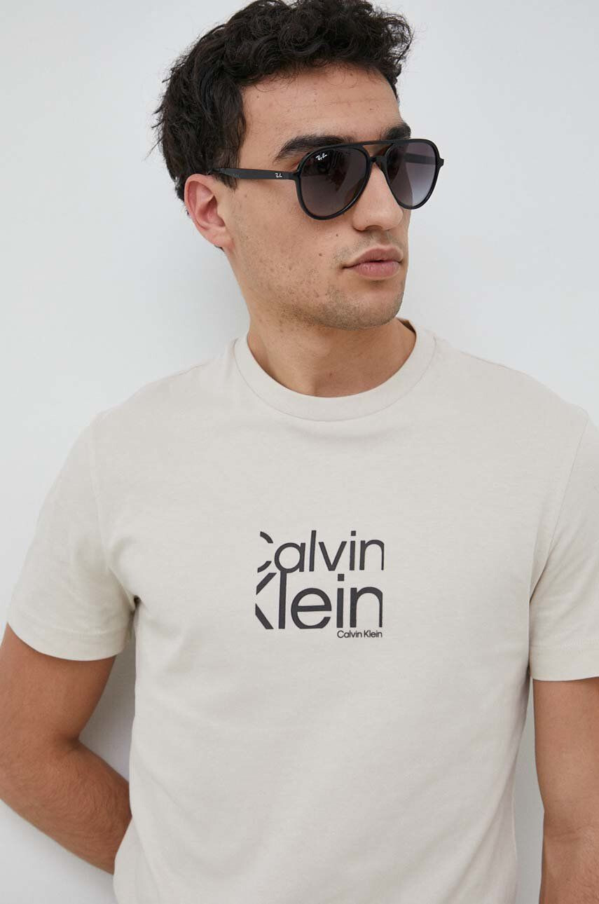 Calvin Klein Βαμβακερό μπλουζάκι - Pepit.gr