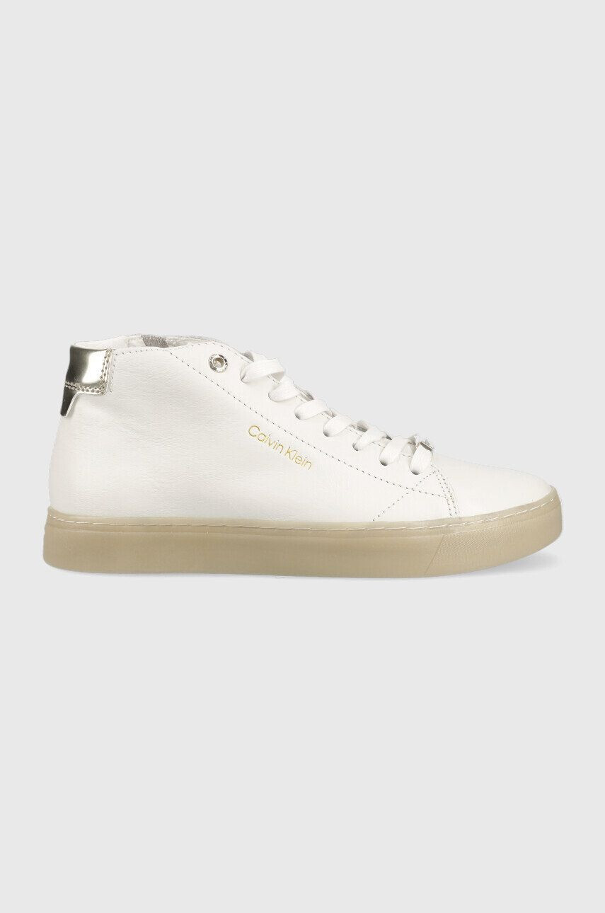 Calvin Klein Δερμάτινα αθλητικά παπούτσια Cupsole Unlined High Top - Pepit.gr