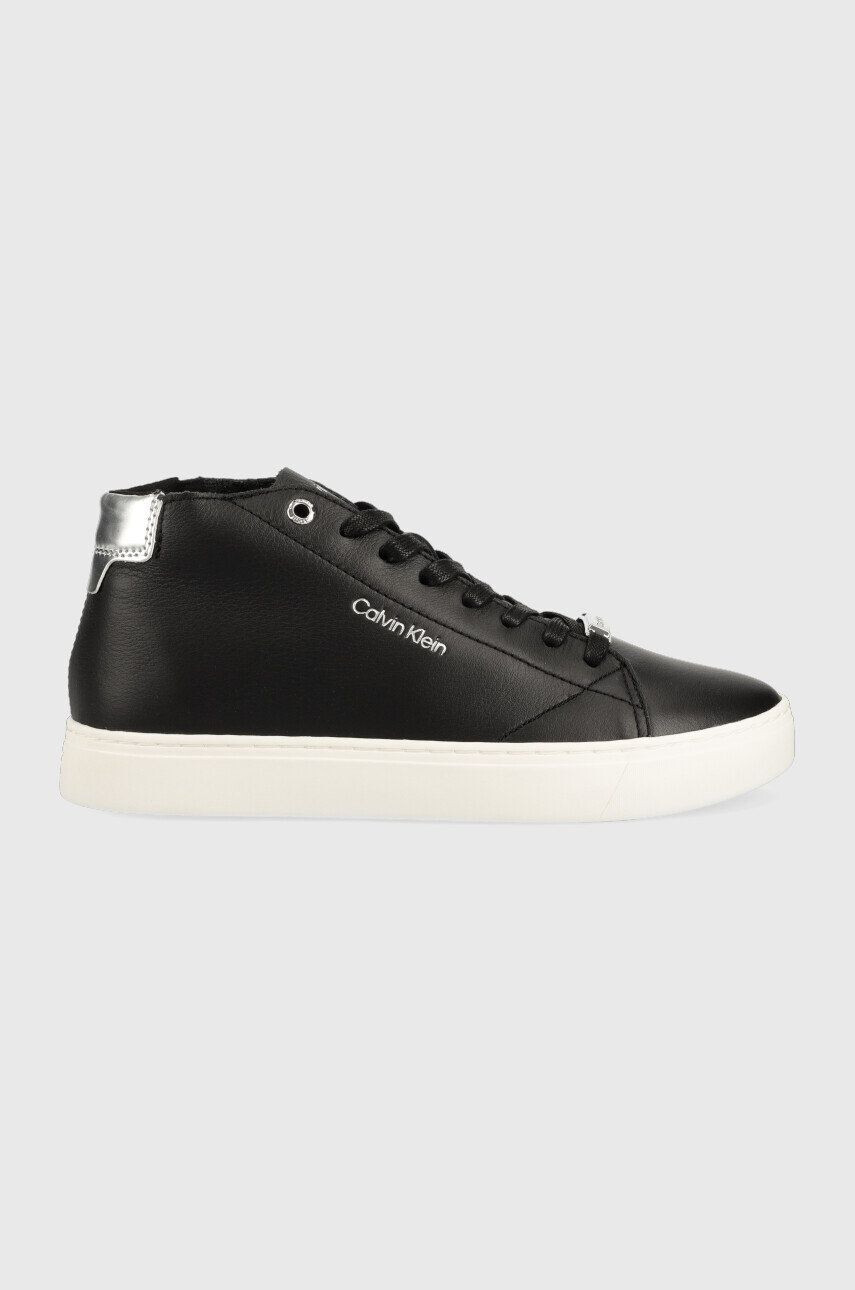 Calvin Klein Δερμάτινα αθλητικά παπούτσια Cupsole Unlined High Top - Pepit.gr