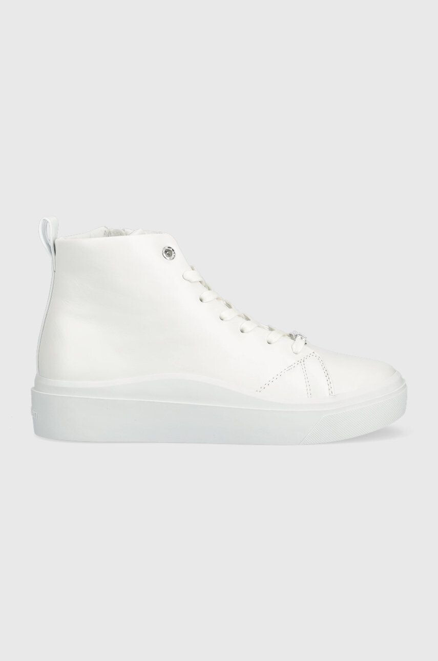 Calvin Klein Δερμάτινα αθλητικά παπούτσια Cupsole Wave High Top - Pepit.gr