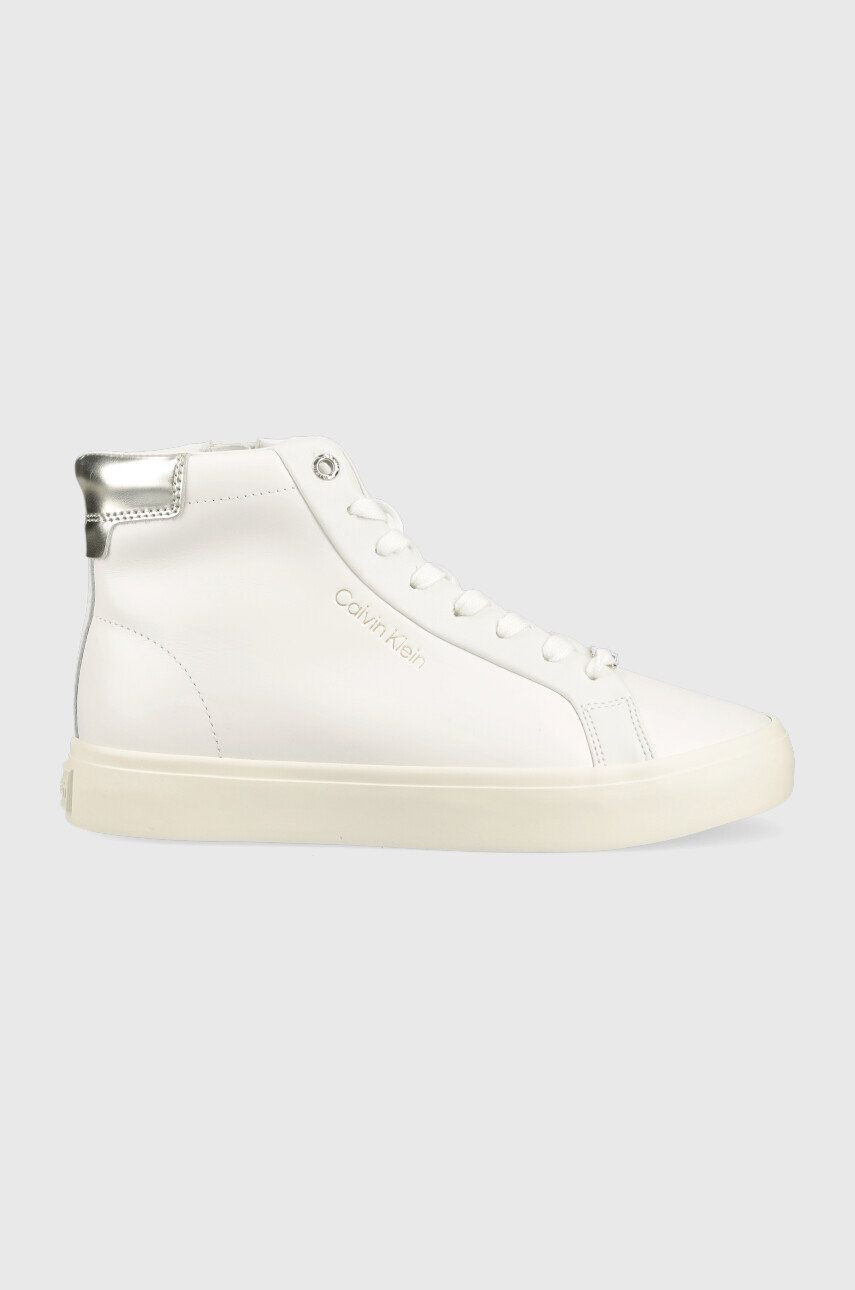 Calvin Klein Δερμάτινα αθλητικά παπούτσια Vulc High Top - Pepit.gr