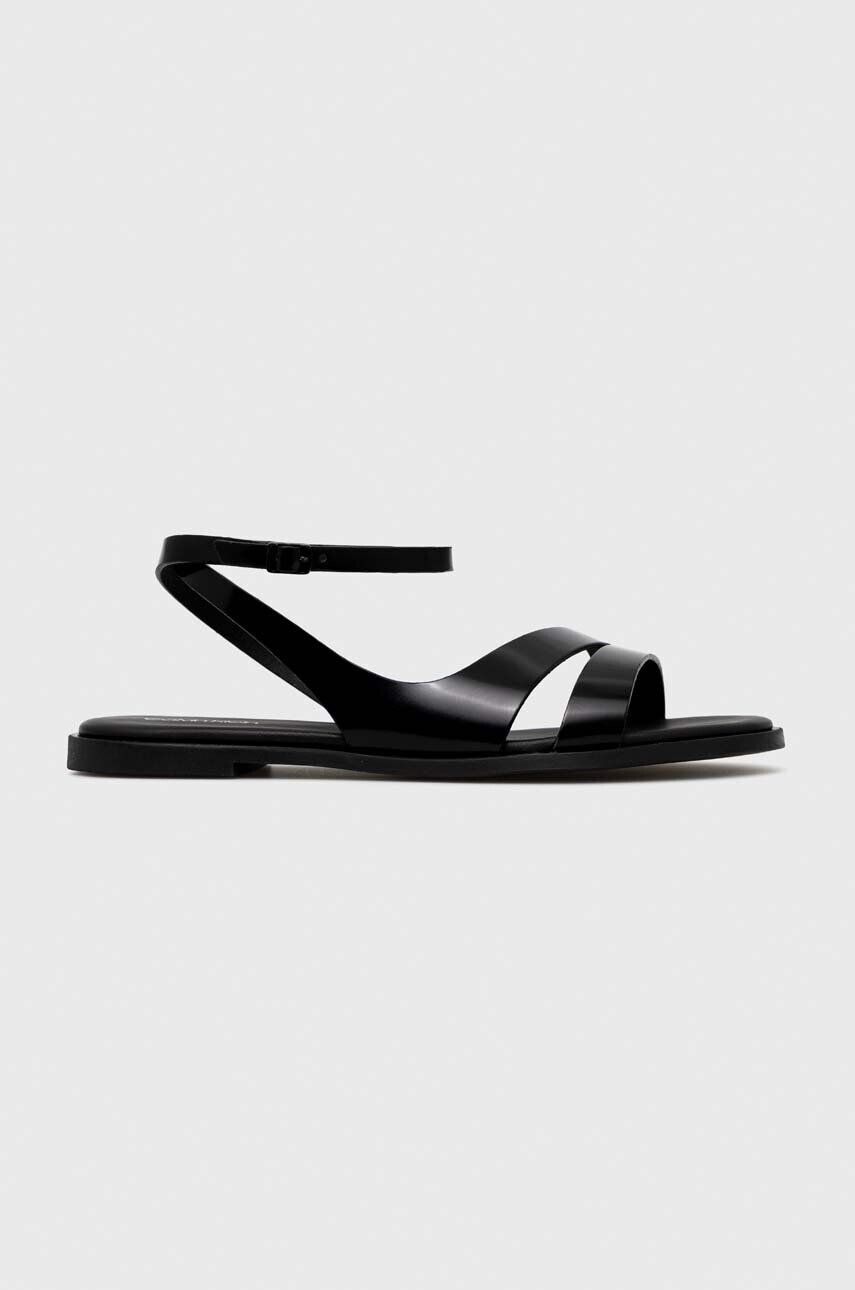 Calvin Klein Δερμάτινα σανδάλια ALMOND SANDAL - Pepit.gr