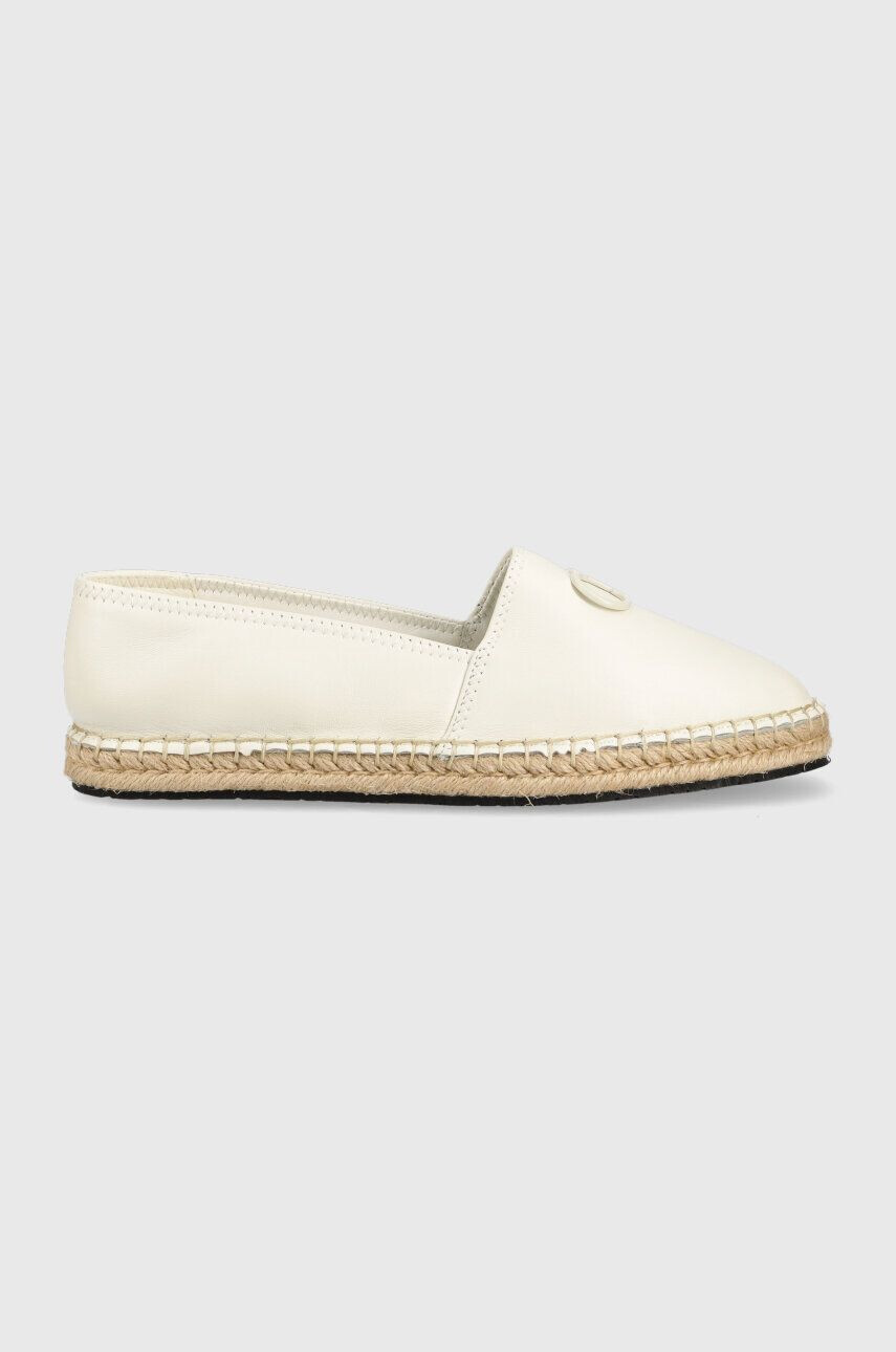 Calvin Klein Δερμάτινες εσπαντρίγιες ESPADRILLE W/HW - Pepit.gr