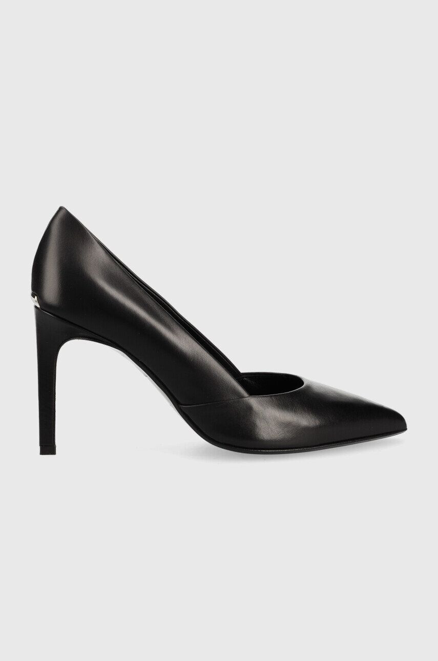 Calvin Klein Δερμάτινες γόβες Stiletto Pump 90 - Pepit.gr