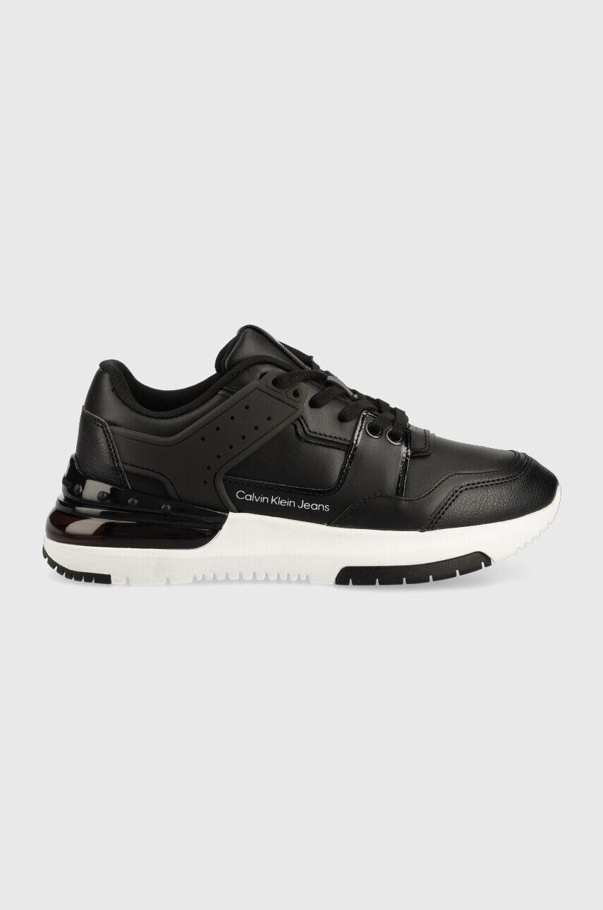 Calvin Klein Jeans Αθλητικά Sporty Runner Comfair Laceup χρώμα: μαύρο - Pepit.gr