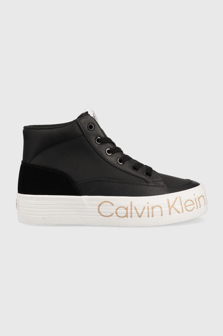 Calvin Klein Jeans Αθλητικά Yw0yw00865 Vulc Flatf Mid Wrap Around Logo - Pepit.gr