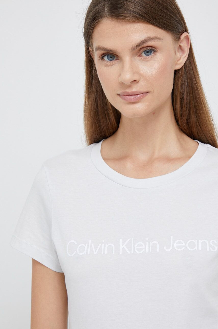 Calvin Klein Jeans Βαμβακερό μπλουζάκι - Pepit.gr