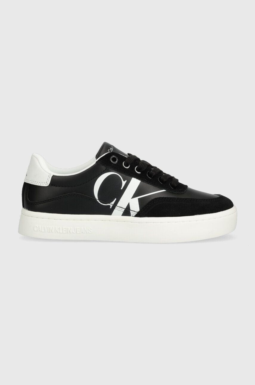 Calvin Klein Jeans Δερμάτινα αθλητικά παπούτσια CLASSIC CUPSOLE LACE - Pepit.gr