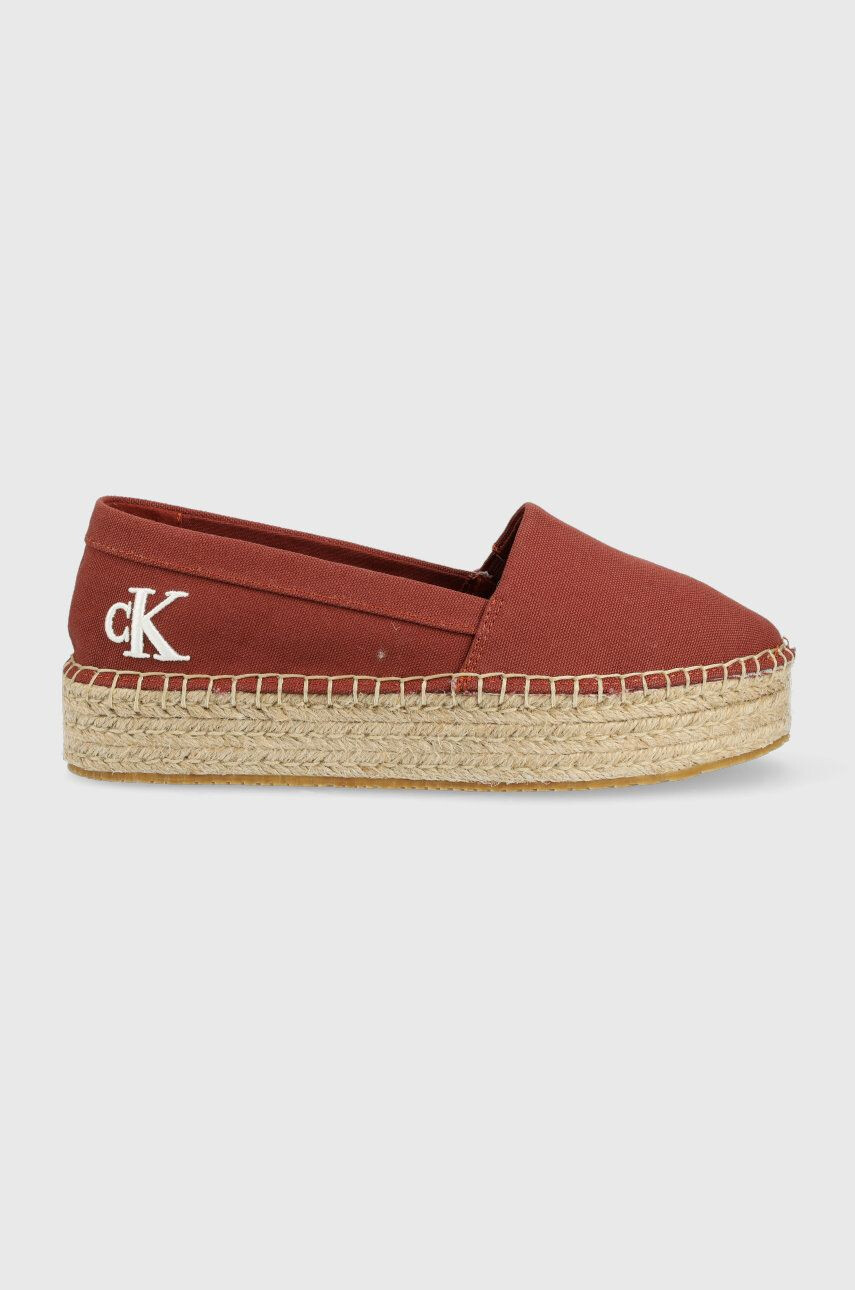 Calvin Klein Jeans Εσπαντρίγιες Flatform Espadrille - Pepit.gr