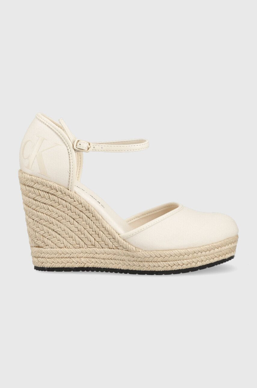 Calvin Klein Jeans Εσπαντρίγιες WEDGE SANDAL CLOSE TOE ESS - Pepit.gr