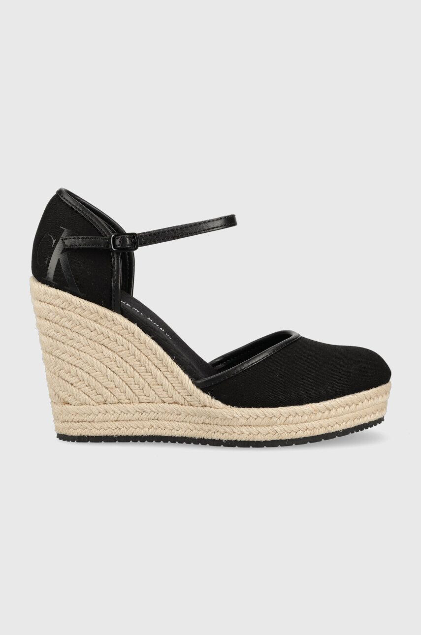 Calvin Klein Jeans Εσπαντρίγιες WEDGE SANDAL CLOSE TOE ESS - Pepit.gr