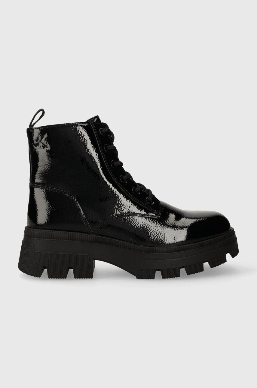 Calvin Klein Jeans Μποτάκια εργασίας CHUNKY COMBAT LACEUP BOOT WN - Pepit.gr