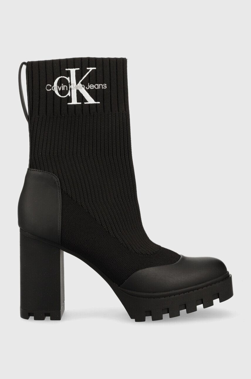 Calvin Klein Jeans Μποτάκια Platform Boot Sock - Pepit.gr