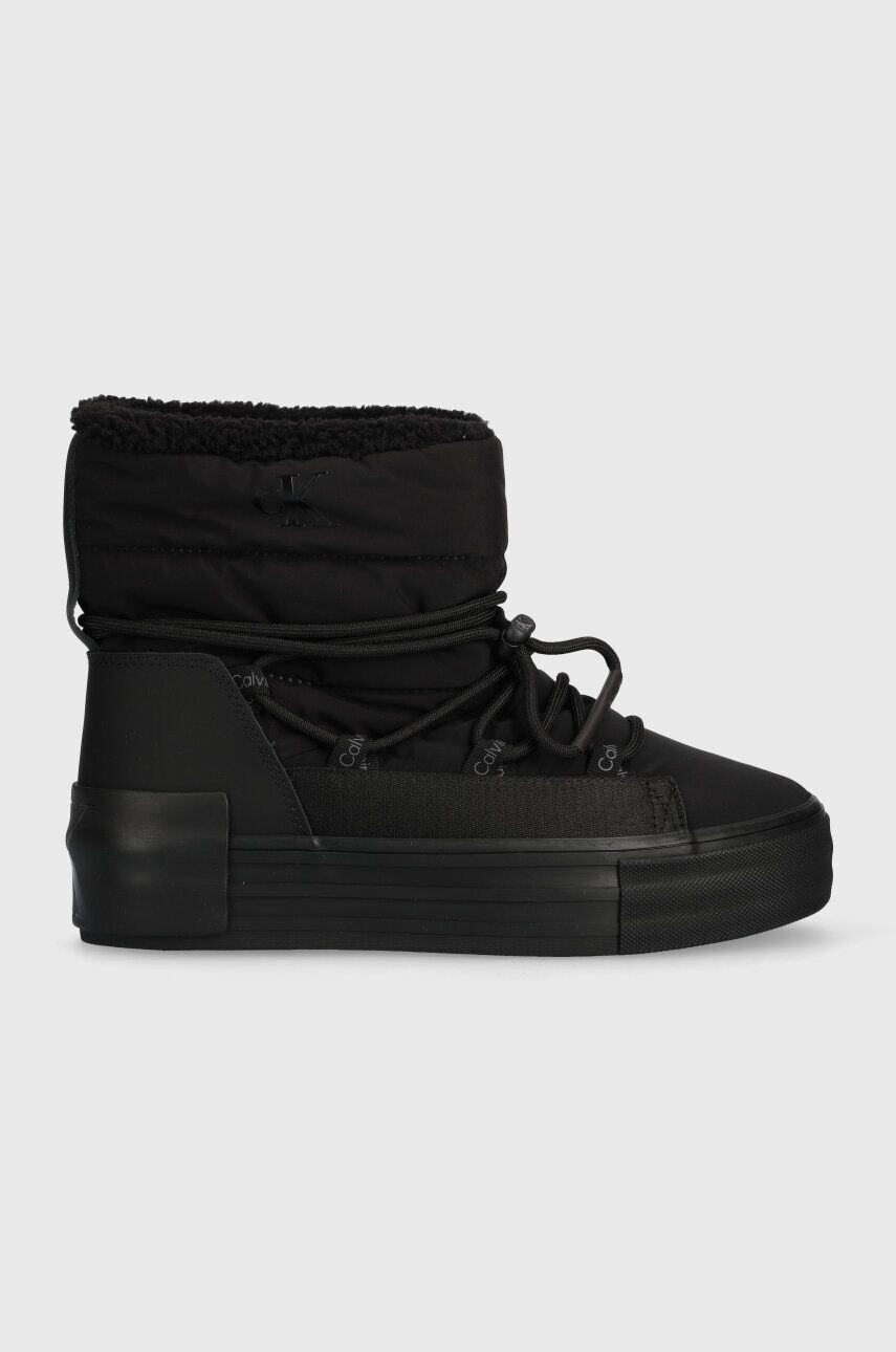 Calvin Klein Jeans Μπότες χιονιού BOLD VULC FLATF SNOW BOOT WN - Pepit.gr