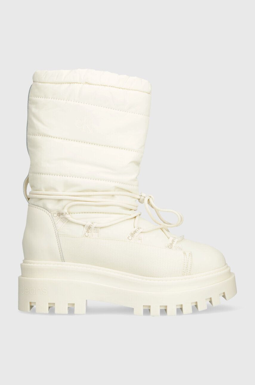 Calvin Klein Jeans Μπότες χιονιού FLATFORM SNOW BOOT NYLON WN - Pepit.gr