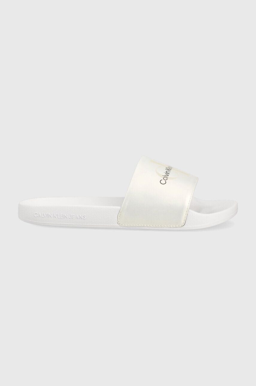 Calvin Klein Jeans Παντόφλες SLIDE NY PEARL - Pepit.gr