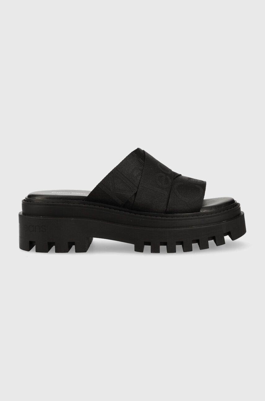 Calvin Klein Jeans Παντόφλες TOOTHY COMBAT SANDAL WEBBING - Pepit.gr