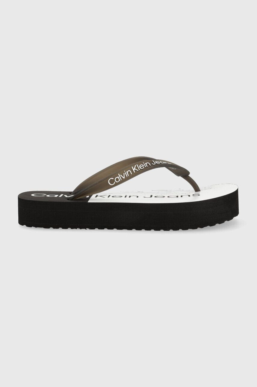 Calvin Klein Jeans Σαγιονάρες BEACH SANDAL FLATFORM - Pepit.gr