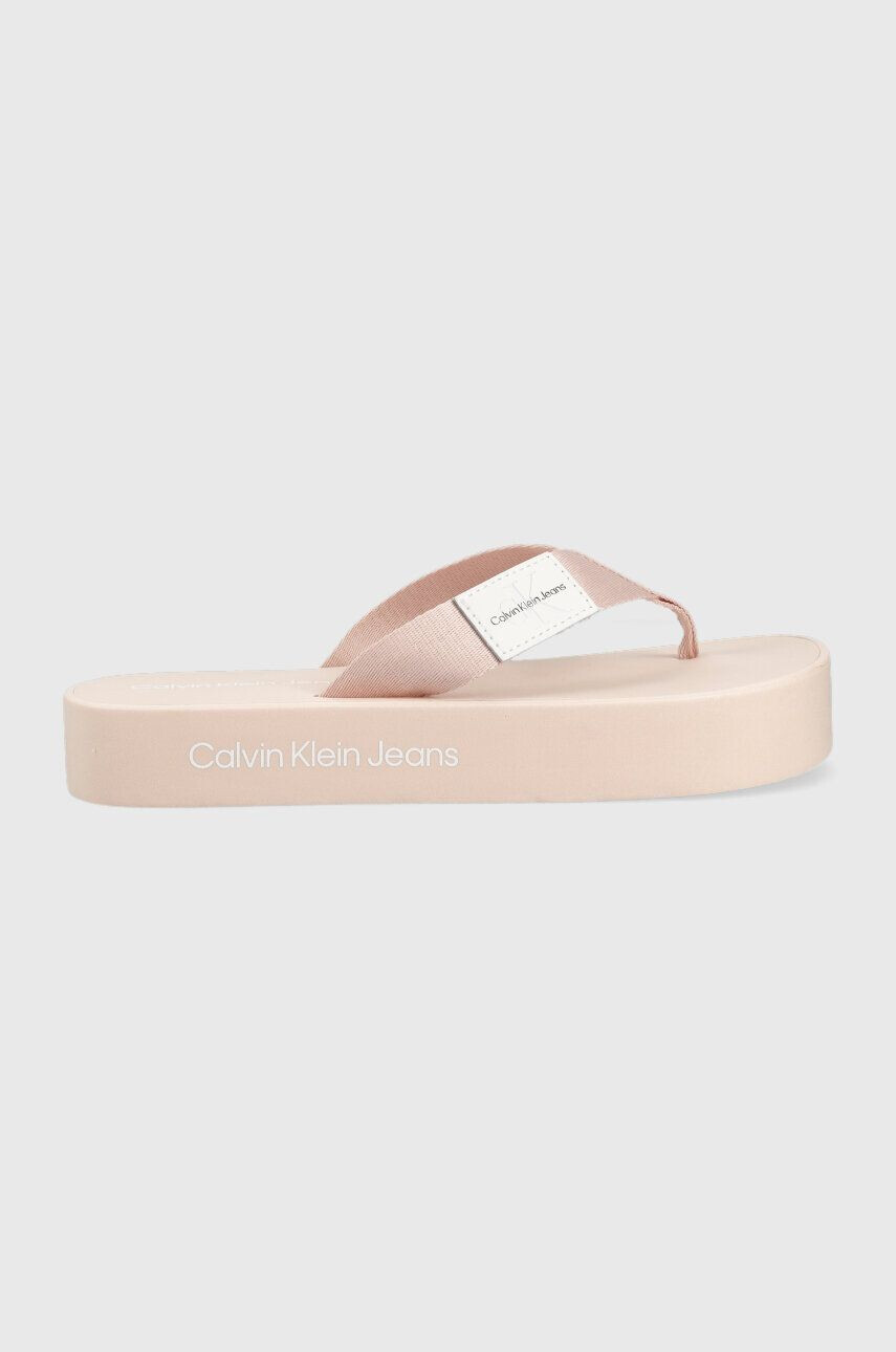 Calvin Klein Jeans Σαγιονάρες FLATFORM FLIPFLOP - Pepit.gr