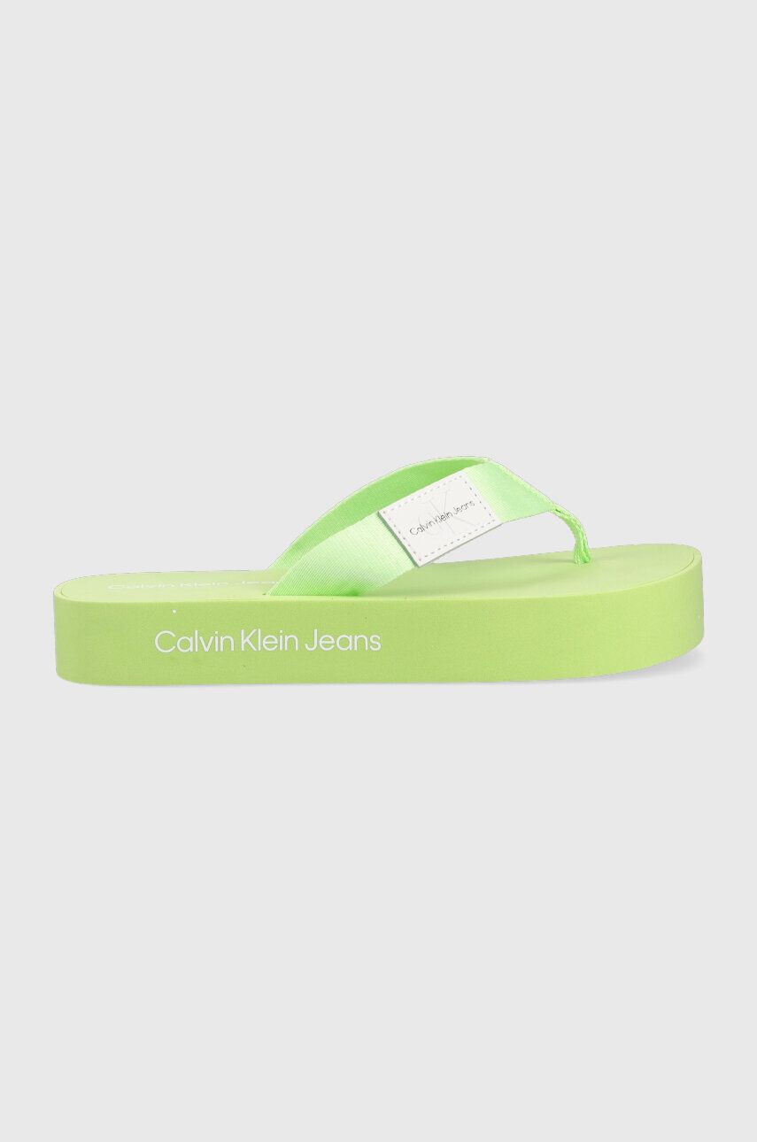 Calvin Klein Jeans Σαγιονάρες FLATFORM FLIPFLOP - Pepit.gr