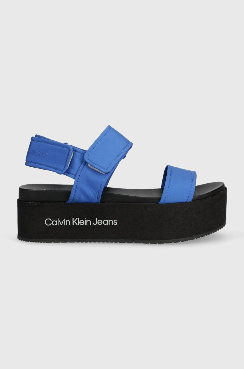 Calvin Klein Jeans Σανδάλια FLATFORM SANDAL SOFTNY - Pepit.gr