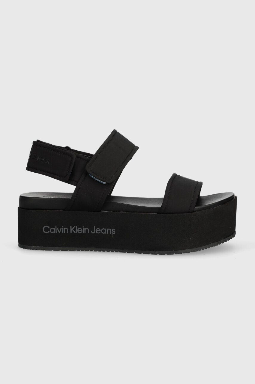 Calvin Klein Jeans Σανδάλια FLATFORM SANDAL SOFTNY - Pepit.gr