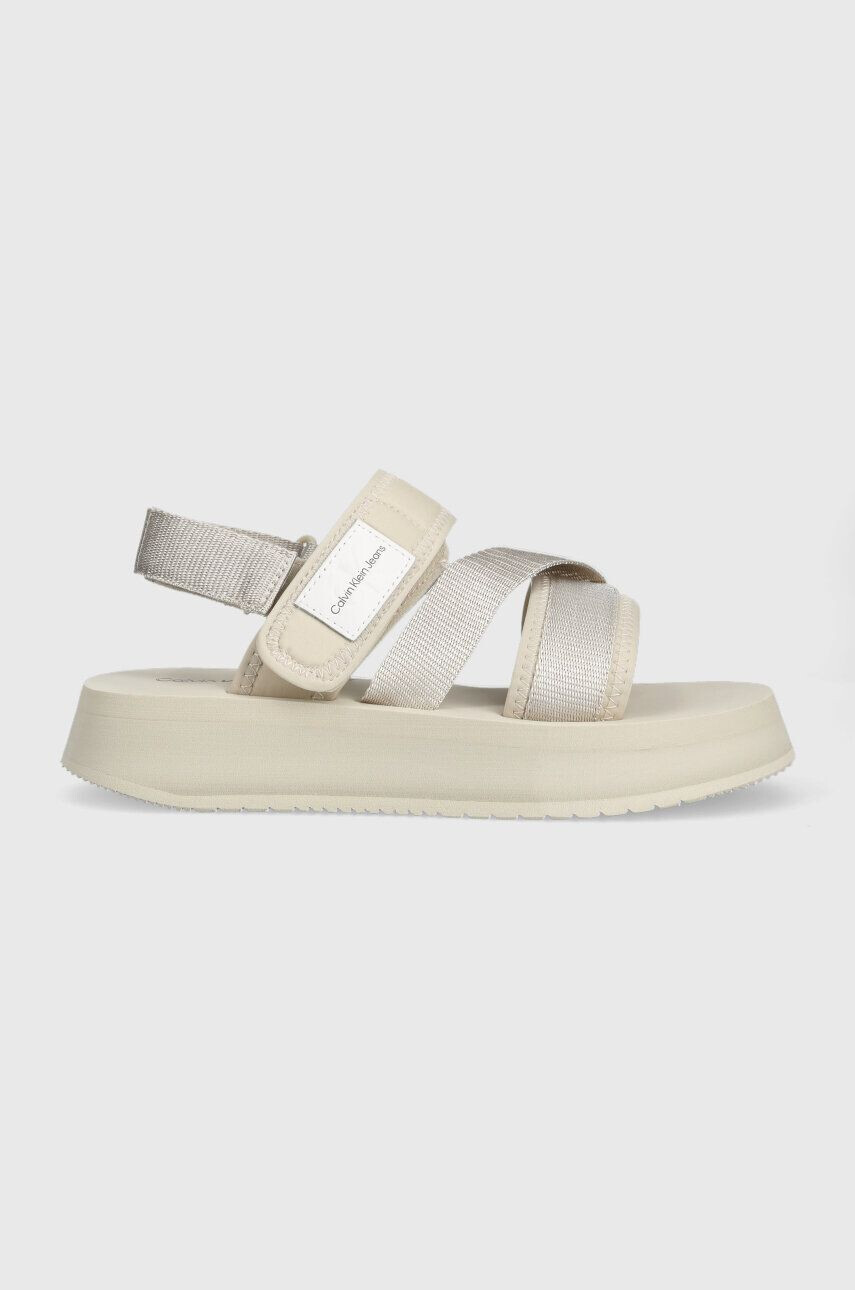 Calvin Klein Jeans Σανδάλια PREFRESATO SANDAL BADGE - Pepit.gr