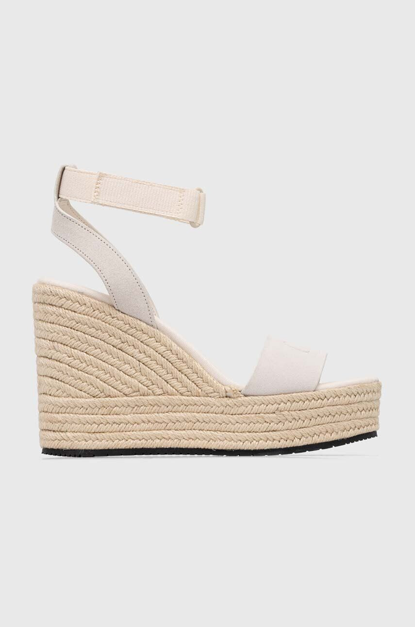 Calvin Klein Jeans Σανδάλια σουέτ WEDGE SANDAL SU CON - Pepit.gr