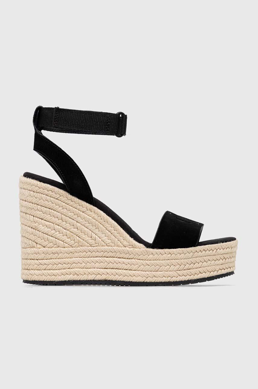 Calvin Klein Jeans Σανδάλια σουέτ WEDGE SANDAL SU CON - Pepit.gr