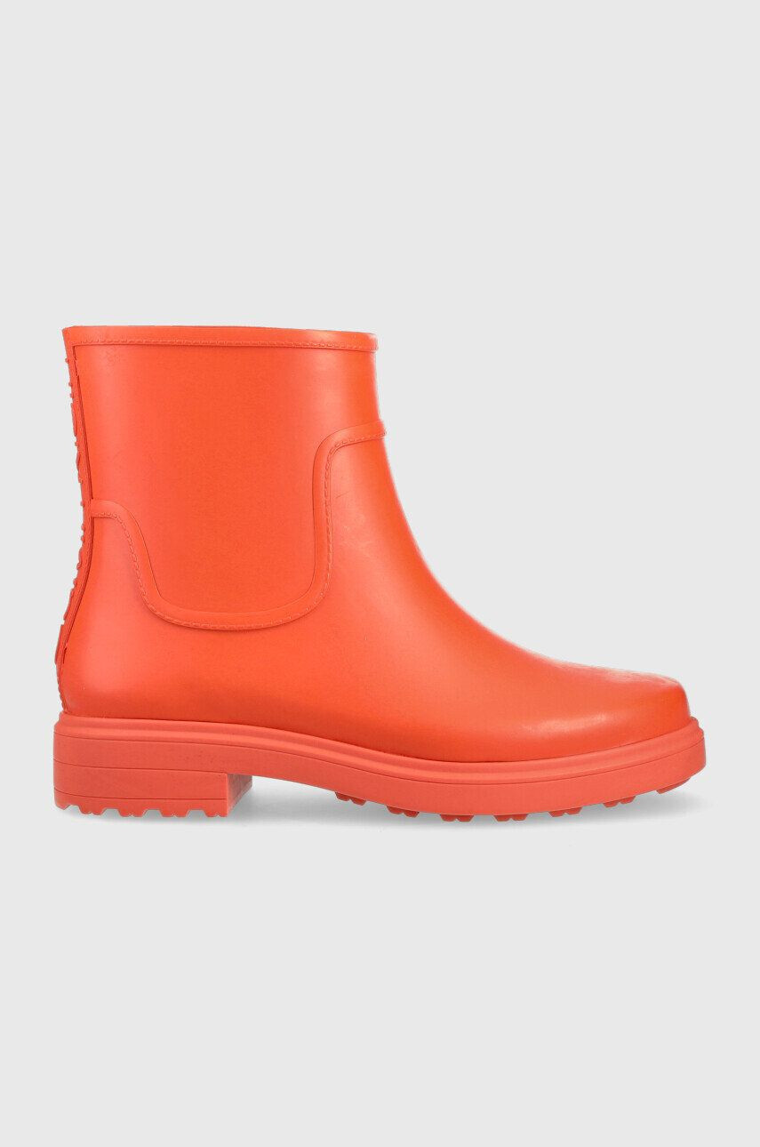 Calvin Klein Ουέλλινγκτον Rain Boot χρώμα: πορτοκαλί - Pepit.gr