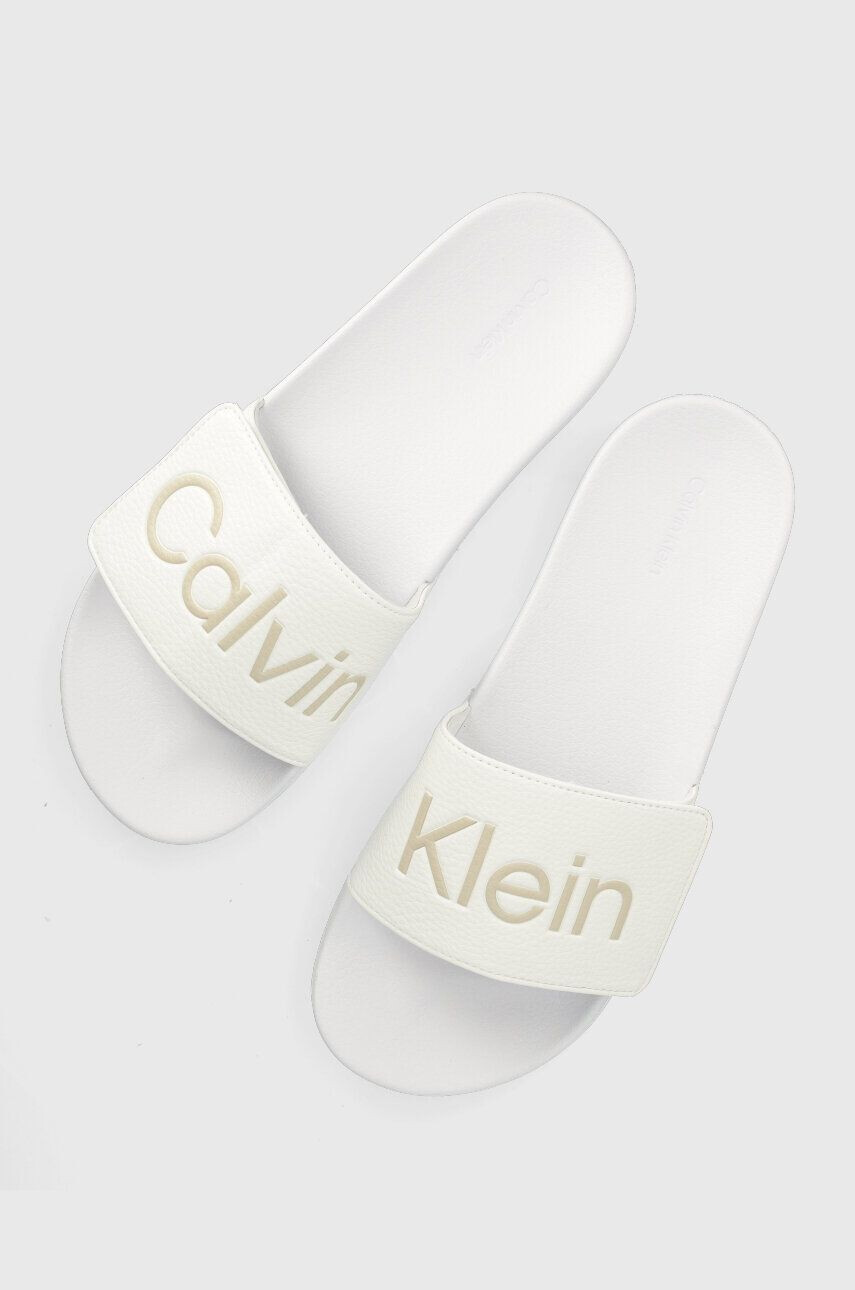 Calvin Klein Παντόφλες ADJ POOL SLIDE PU - Pepit.gr