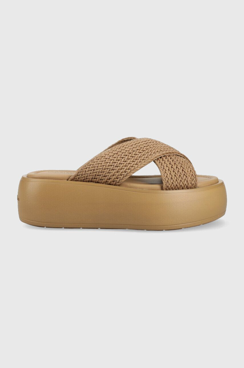 Calvin Klein Παντόφλες BUBBLE SLIDE - WOVEN - Pepit.gr