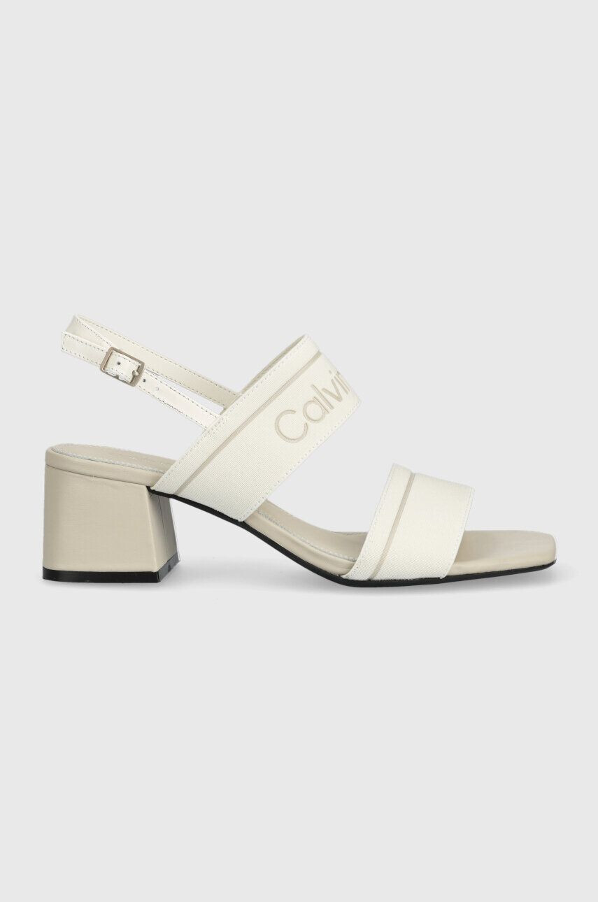 Calvin Klein Σανδάλια SQUARED BLK HL SANDAL 45 HE - Pepit.gr