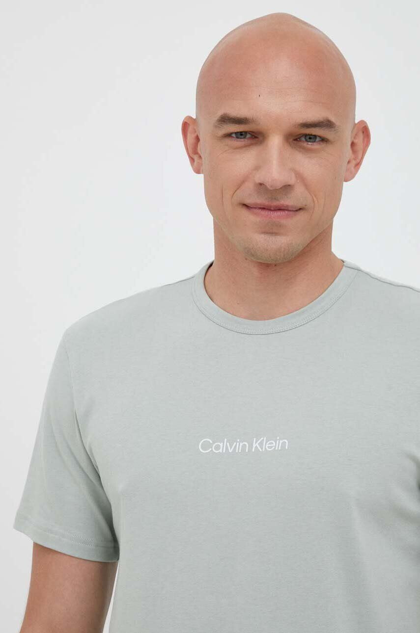 Calvin Klein Underwear Μπλουζάκι lounge χρώμα: πράσινο - Pepit.gr