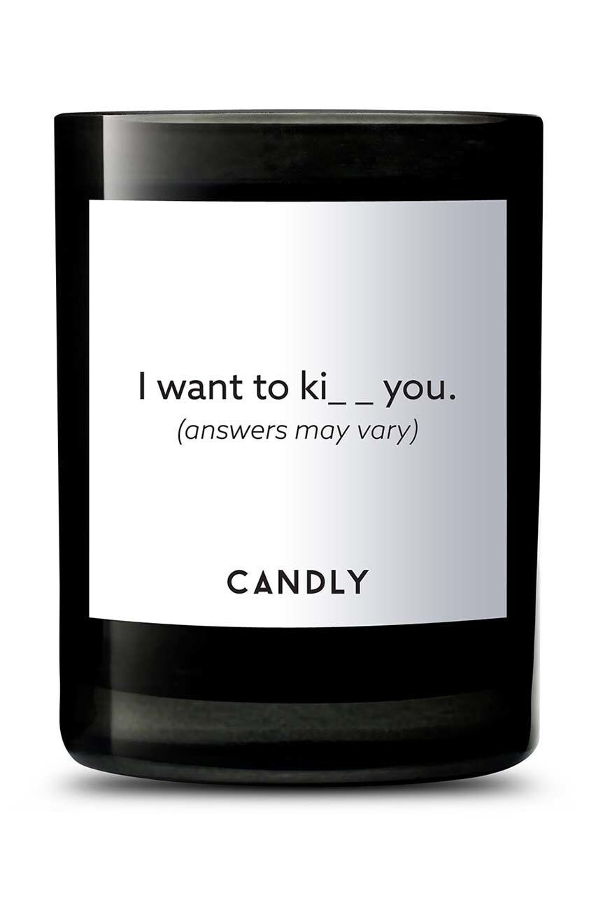 Candly Αρωματικό κερί σόγιας I want to ki__ you. 250 g - Pepit.gr