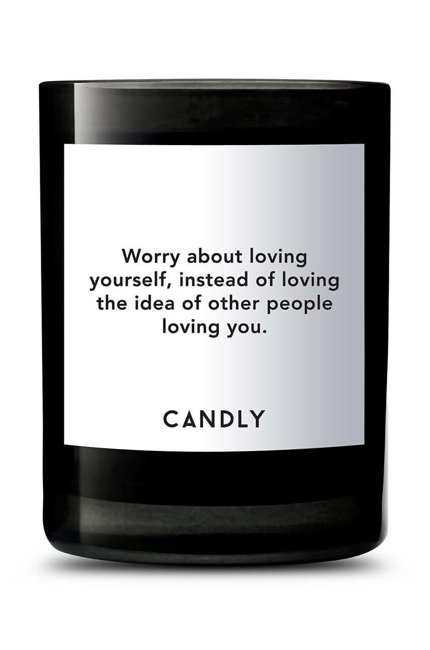 Candly Αρωματικό κερί σόγιας Worry about loving yourself. 250 g - Pepit.gr