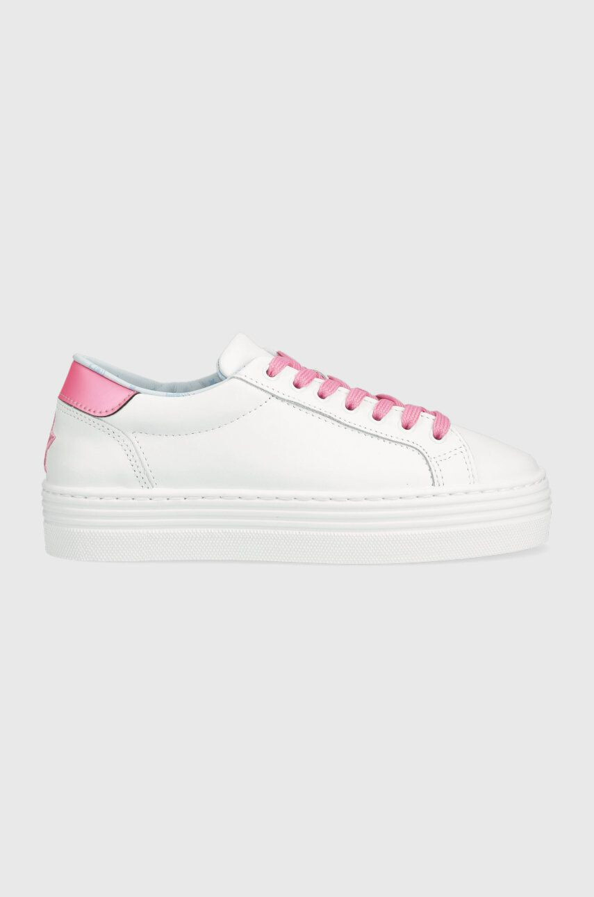 Chiara Ferragni Δερμάτινα αθλητικά παπούτσια Tennis Low Calf Eyestar - Pepit.gr