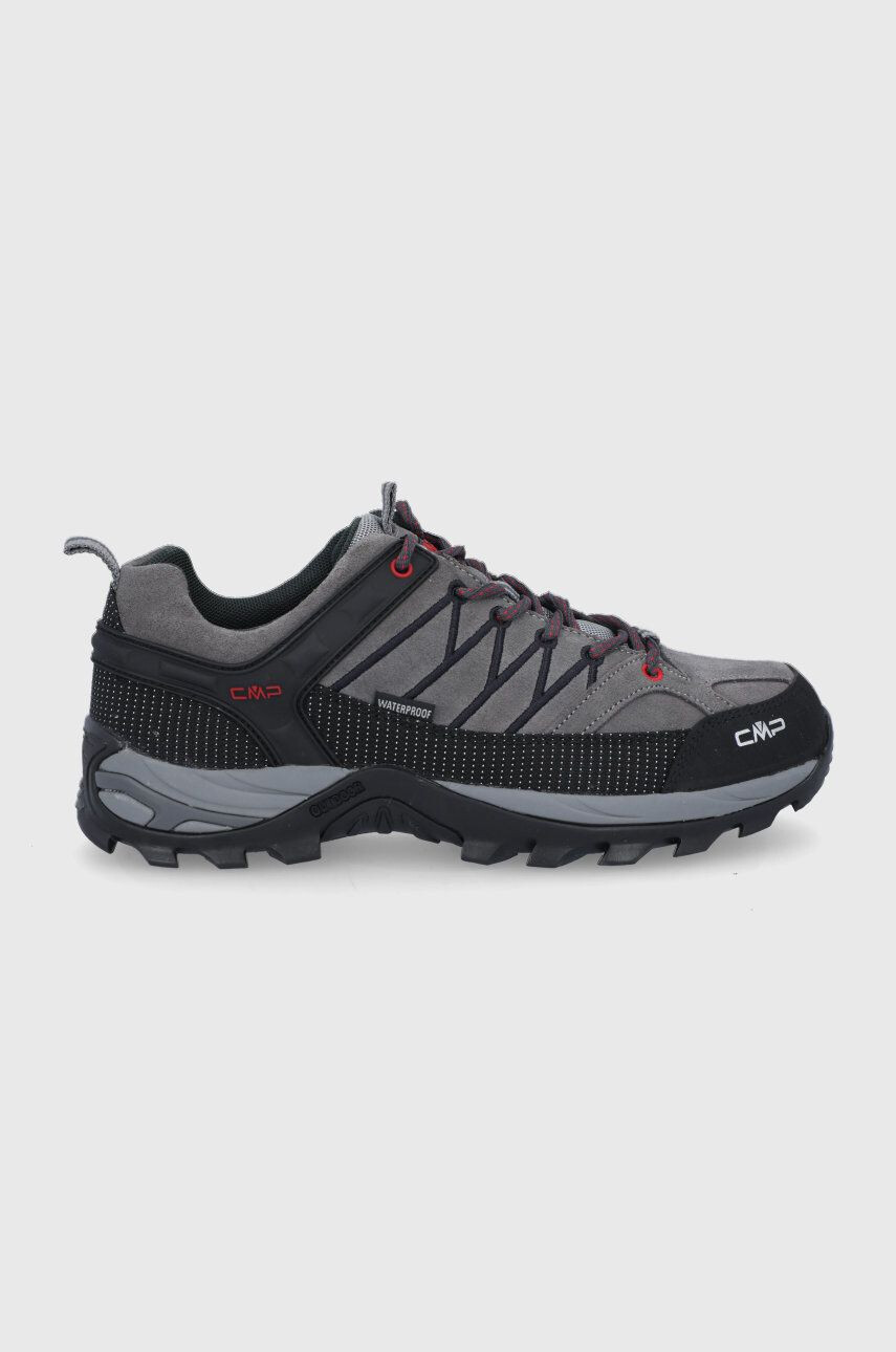 CMP Υποδήματα RIGEL LOW TREKKING SHOES WP ανδρικά χρώμα: γκρι - Pepit.gr