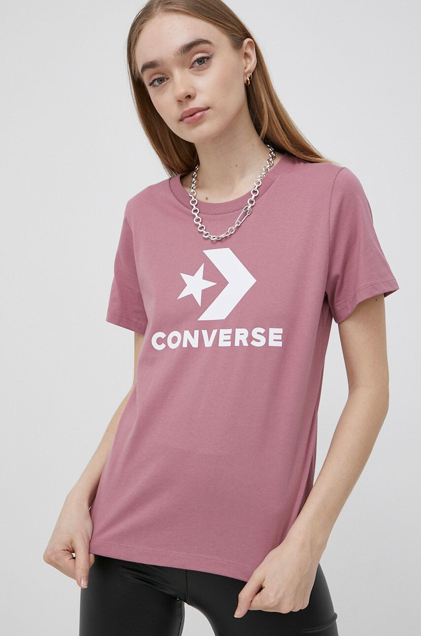 Converse Βαμβακερό μπλουζάκι - Pepit.gr