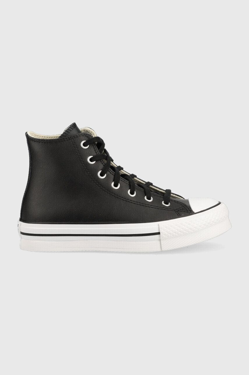 Converse Παιδικά δερμάτινα πάνινα παπούτσια Chuck Taylor All Star Eva Lift - Pepit.gr