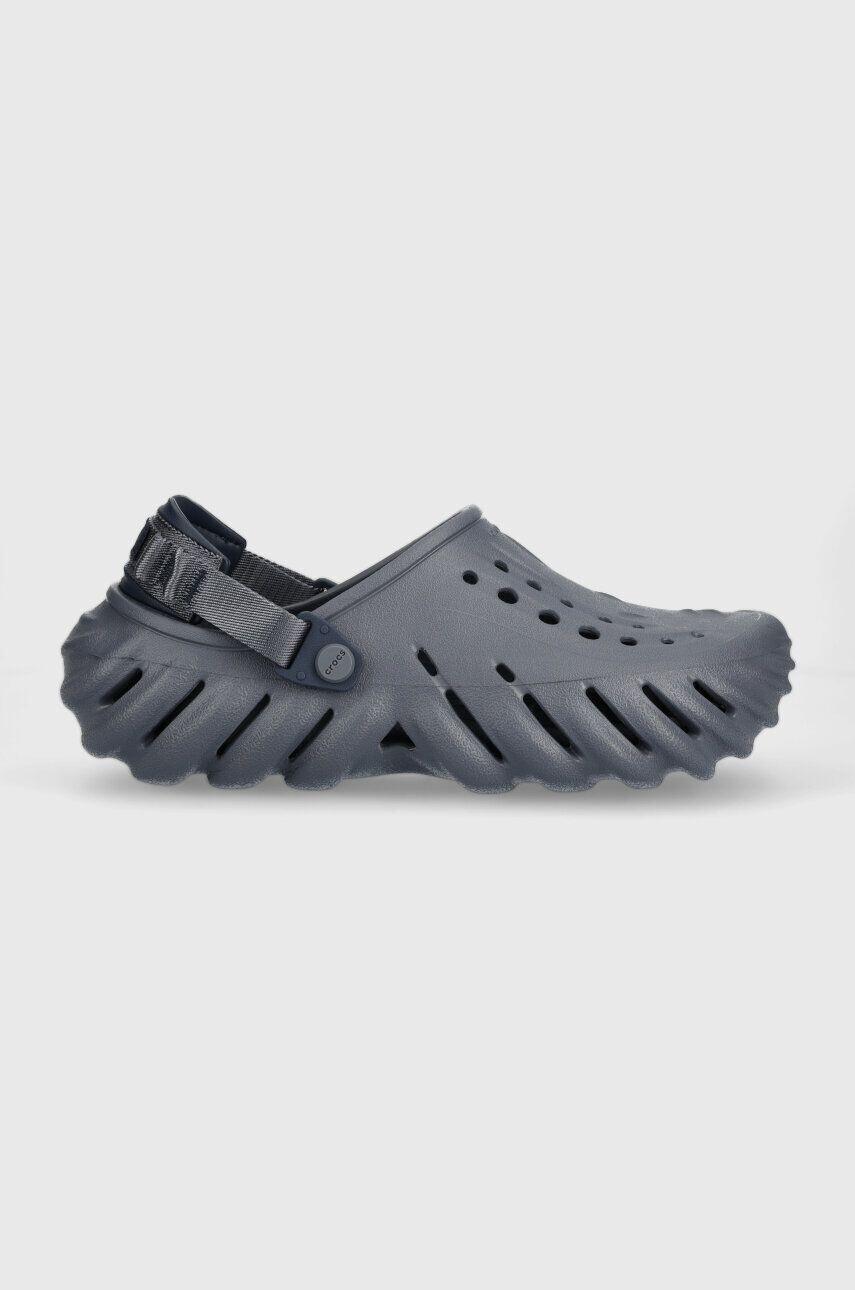 Crocs Παντόφλες Echo Clog χρώμα: τιρκουάζ 207937 - Pepit.gr