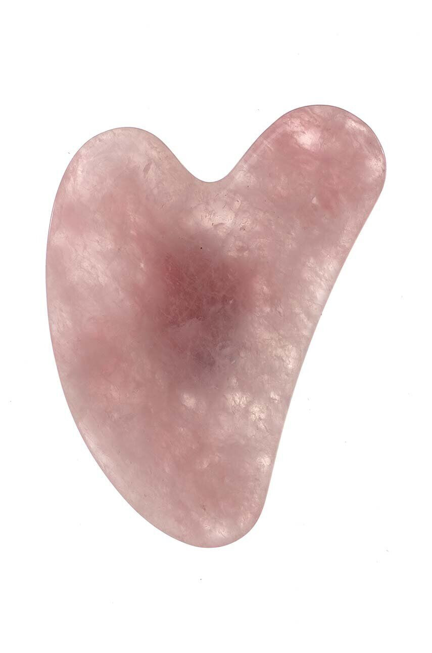 Danielle Beauty Πλάκα μασάζ προσώπου Gua Sha Rose Quartz - Pepit.gr