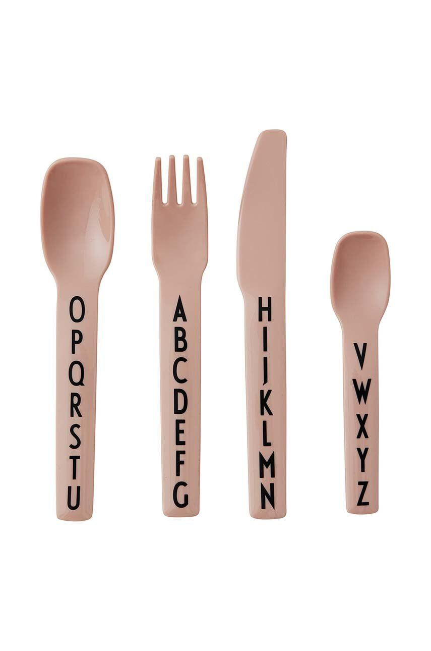 Design Letters Ένα σετ παιδικά μαχαιροπίρουνα Kids cutlery 4-pack - Pepit.gr